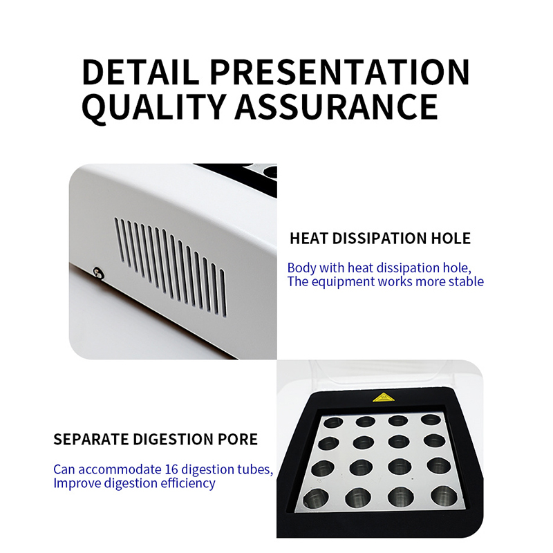 Qiujing LCD reglabil temperatură și timp performanță izolație de înaltă precizie Digestor inteligent YKJ-16 Qiujing LCD reglabil temperatură și timp performanță izolație de înaltă precizie Digestor inteligent YKJ-16